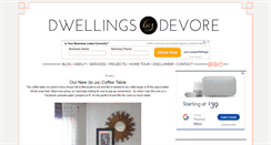 Desktop Screenshot of dwellingsbydevore.com